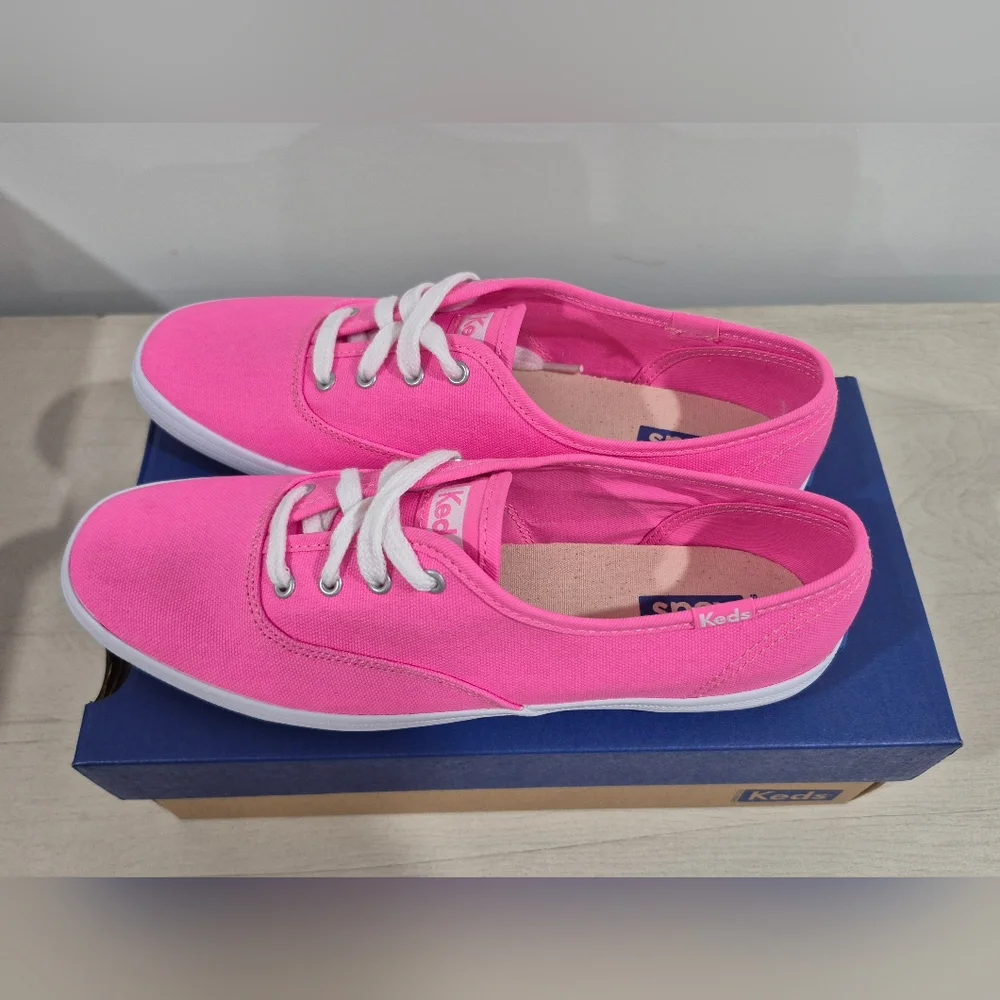 NWT🌈 NEW Keds Champion Sneakers Bundle (3 Pairs) Size 7 💕 Pink Tie Dye Shoes - Picture 3 of 6